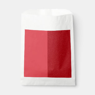 Split-Panel Tomato Red Treat Bags – Customisable