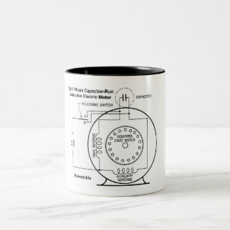 Split-Phase Capacitor Run Induction Motor Mug