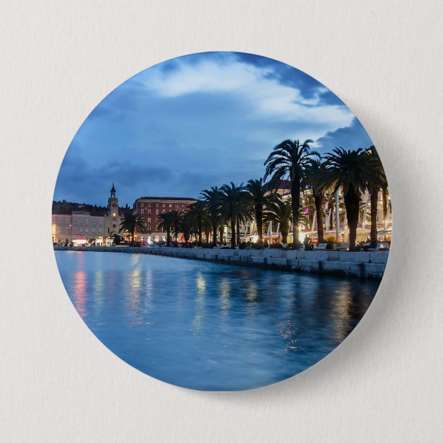 Split promenade in Croatia 7.5 Cm Round Badge (Front)