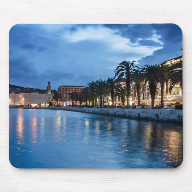Split promenade in Croatia Mouse Mat (Front)