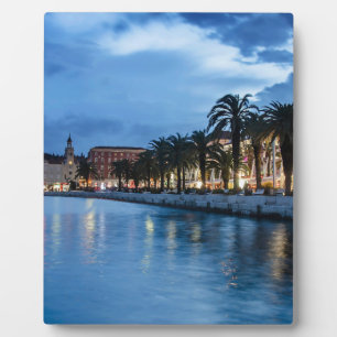 Split promenade in Croatia Plaque