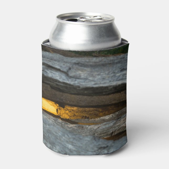 Split Rail Abstract Can Cooler (Can Front)