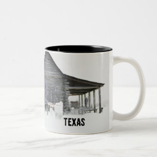 Split Rail Fence Two-Tone Coffee Mug
