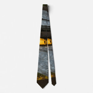 Split Rail Texture Neck Tie