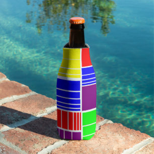 Split Rectangles Bottle Cooler