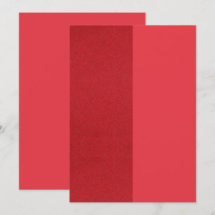 Split Red Thank You Card – Custom Bulk Option