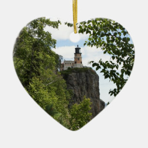 Split Rock Lighthouse 2 Ceramic Tree Decoration