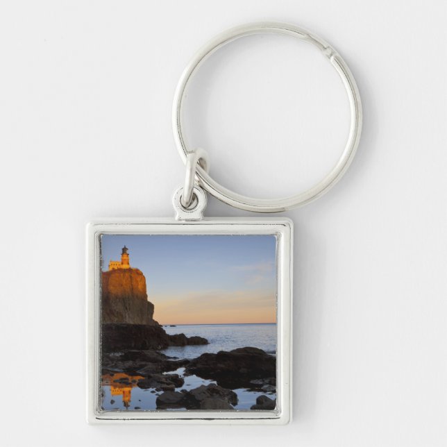 Split Rock Lighthouse at sunset near Two Key Ring (Front)
