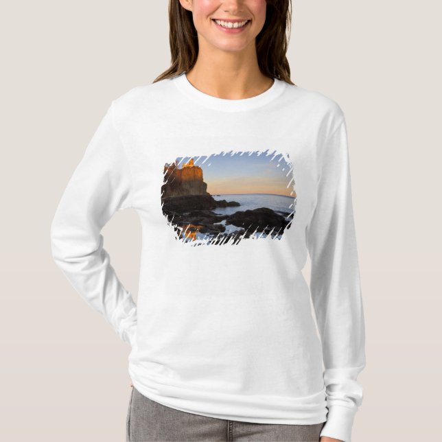 Split Rock Lighthouse at sunset near Two T-Shirt (Front)