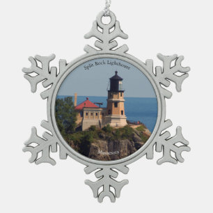 Split Rock Lighthouse ball or snowflake ornament