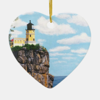 Split Rock Lighthouse Ceramic Tree Decoration
