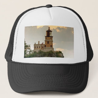 Split Rock Lighthouse Close-up Trucker Hat