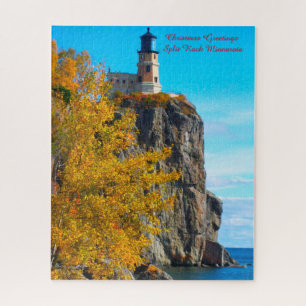 Split Rock Lighthouse Lake Superior. Jigsaw Puzzle