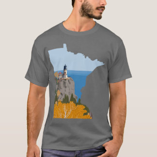 Split Rock Lighthouse Minnesota Sticker T-Shirt
