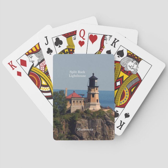Split Rock Lighthouse playing cards (Back)