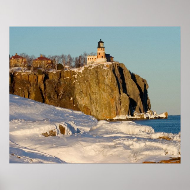 Split Rock Lighthouse State Park on Lake Poster (Front)
