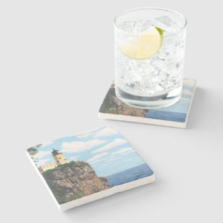 Split Rock Lighthouse Stone Coaster