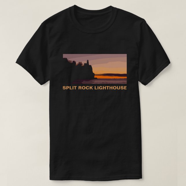 SPLIT ROCK LIGHTHOUSE T-Shirt (Design Front)