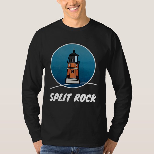 Split Rock lighthouse T-Shirt (Front)