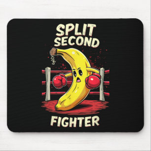 Split Second Fighter Muay Thai Mma Boxing Banana  Mouse Mat