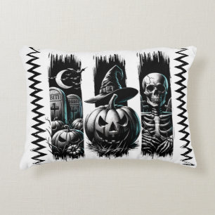 Split Shadows – A Trio of Terror Decorative Cushion