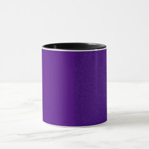 Split-Texture Purple Ceramic Mug – Customisable