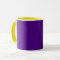Split-Texture Purple Ceramic Mug – Customisable