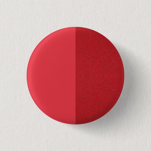 Split Texture Tomato Red Button – Customisable (Front)
