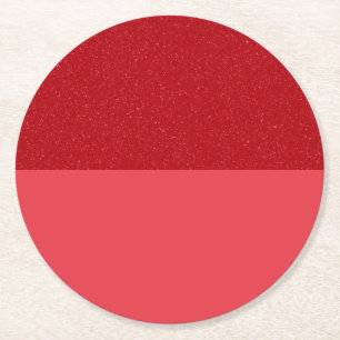 Split Tomato Red Custom Coasters (6-Pack)