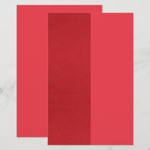 Split Tomato Red Custom Printable Paper Sheet