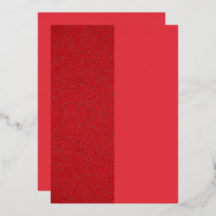 Split Tomato Red Foil Event Invitation – Customise