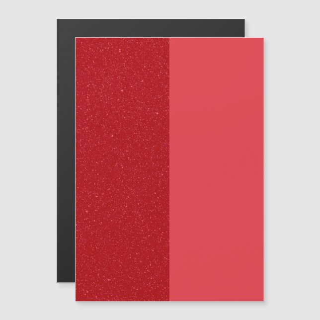 Split Tomato Red Glitter Magnet – Customisable (Front/Back)