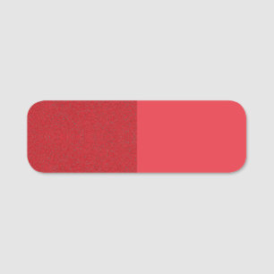 Split Tomato Red Name Tag Label – Customisable