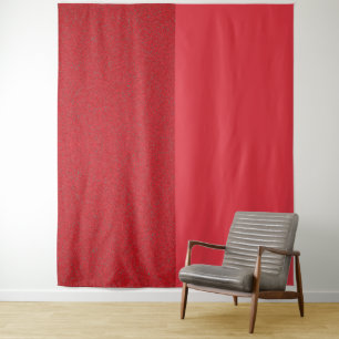 Split Tomato Red Noise Wall Tapestry – Customise