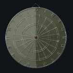 Split-Tone Moss Green Dartboard (Textured & Matte)<br><div class="desc">Add bold contrast and stylish impact to your next event with this split-tone moss green dartboard—where one half boasts a modern matte finish and the other, a gritty textured noise effect. Whether you're planning a birthday bash, wedding reception, religious celebration, or large-scale promo event, this dartboard doubles as decor and...</div>