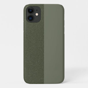 Split-Tone Moss Green iPhone 11 Case – Customise
