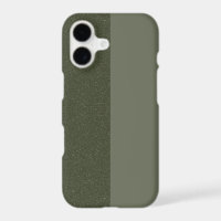 Split-Tone Moss Green iPhone 11 Case – Customise