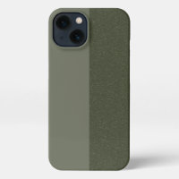 Split-Tone Moss Green iPhone 13 Case – Customise