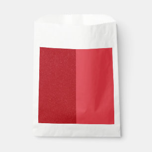 Split-Tone Tomato Red Favour Bags – Customisable