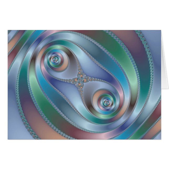 Split Tunnel - Fractal Card (Front Horizontal)