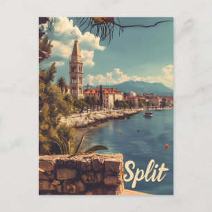 Split Vintage Postcard