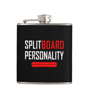 Splitboard Personality Hip Flask