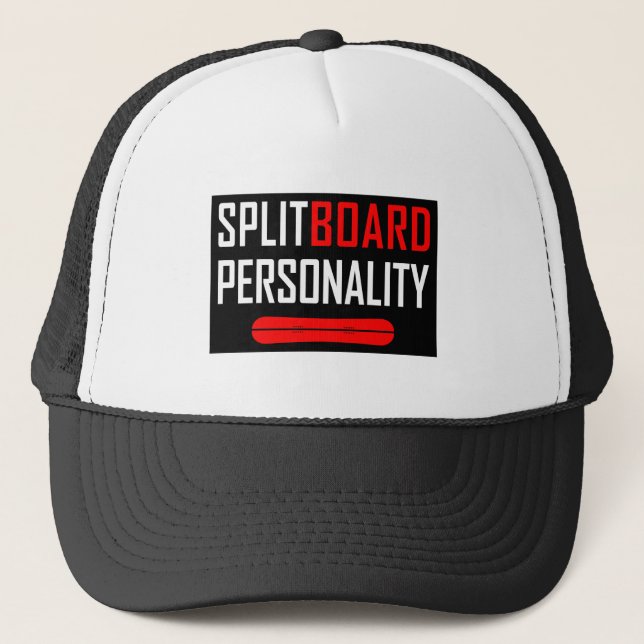 Splitboard Personality Trucker Hat (Front)