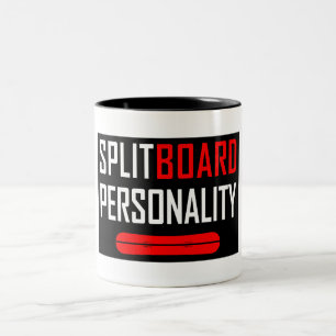 Splitboard Personality Two-Tone Coffee Mug