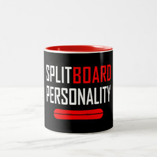 Splitboard Personality Two-Tone Coffee Mug