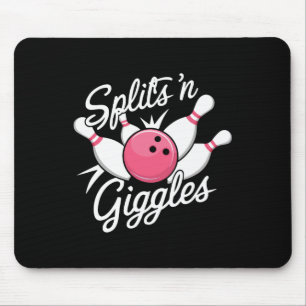 Splits N Giggles Bowling Bowler Bowling Ball And P Mouse Mat