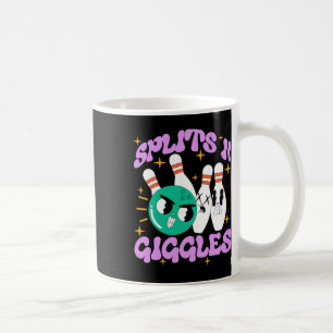 Splits n Giggles Funny Bowling Team Bowler Sports Coffee Mug