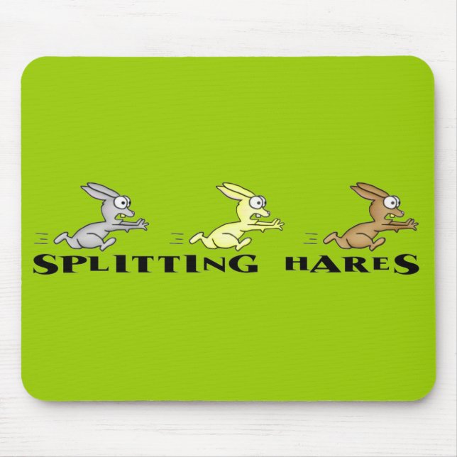 Splitting Hares Mousepad (Front)