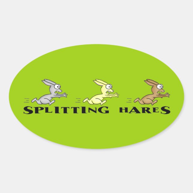 Splitting Hares Stickers (Front)