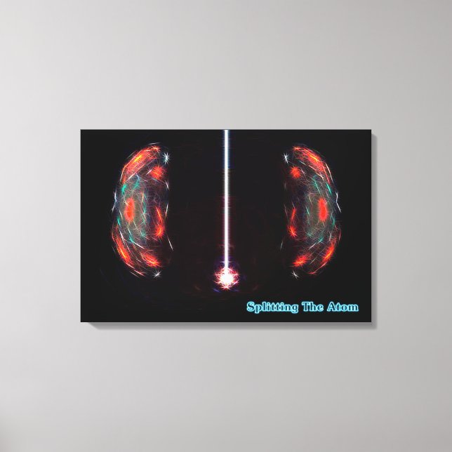 Splitting The Atom Canvas Print (Front)